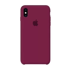 Силиконовый чехол Apple Silicone Case Rose Red для iPhone Xs Max